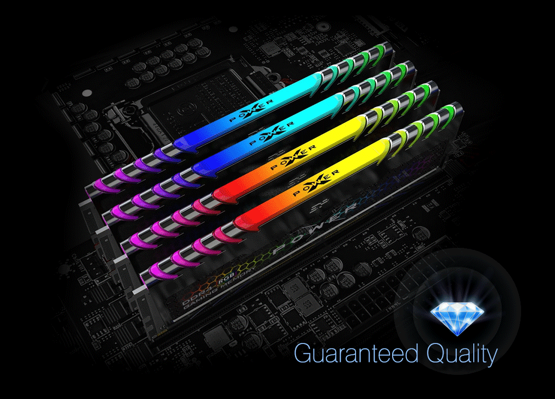 XPOWER Türbin RGB<br> DDR4 Oyun UDIMM<br><font color='#888888' size='2%'>4133/3600/3200/3000 </font> Seçilmiş eSporlar DDR4