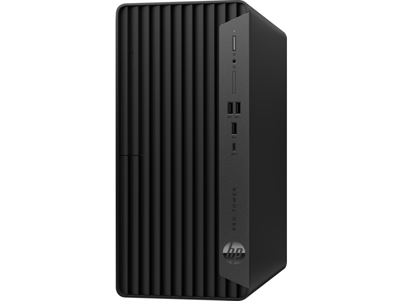 HP Pro Tower 400 G9 Desktop PC GravityGrey nonODD Coreset Vertical Left Facing
