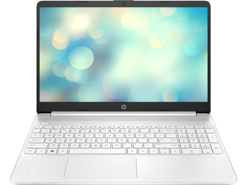 19C1 - HP 17-inch Laptop PC (15, Touch, Snowflake White, HD cam, no ODD, FPR) Freedos, Center facing