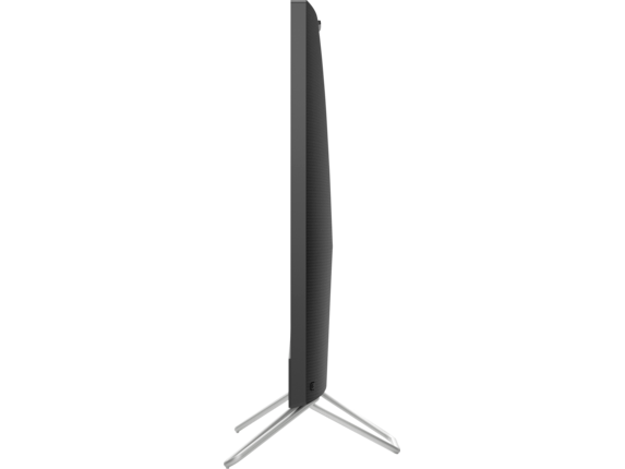 21C2 - Intel HP 27 inch All-in-One Desktop PC Jet Black NT HDcam CoreSet LeftProfile