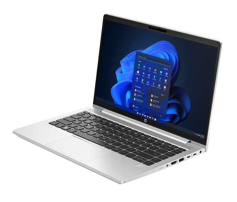 HP ProBook 440 14 inch G10 Notebook PC Natural Silver White BG Front Left
