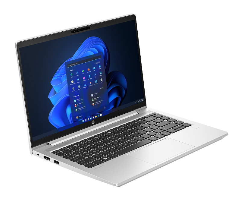 HP ProBook 440 14 inch G10 Notebook PC Natural Silver White BG Front Right