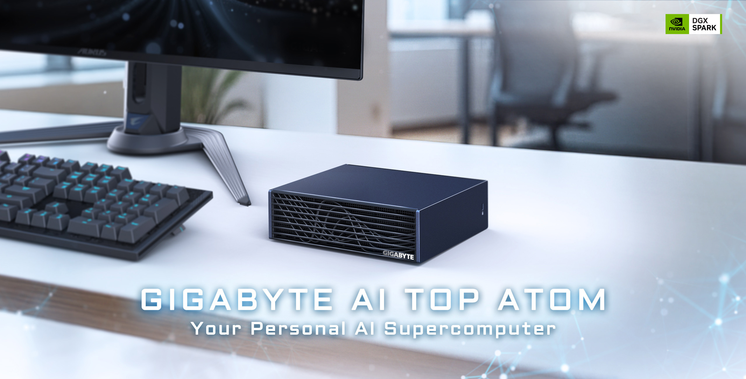 GIGABYTE AI TOP ATOM ATAGB10-9001 NVIDIA GB10 128GB DDR5 4TB SSD AI YAPAY ZEKA BİLGİSAYARI