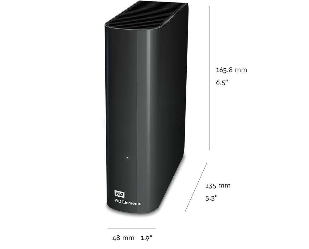 WD Elements Masaüstü |  Teknik özellikler