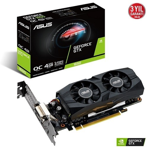 Asus GTX1650-O4G-LP-BRK Ekran Kartı