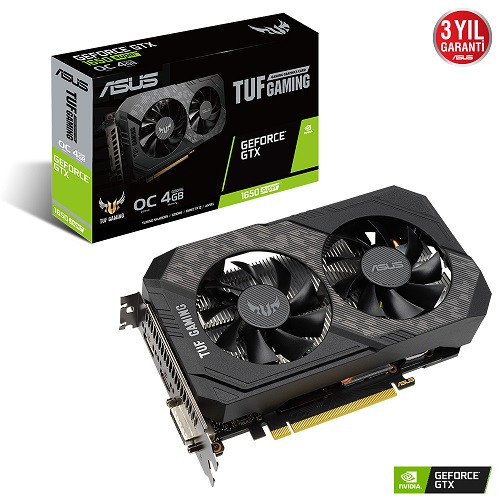 Asus TUF-GTX1650S-O4G-Gaming Ekran Kartı