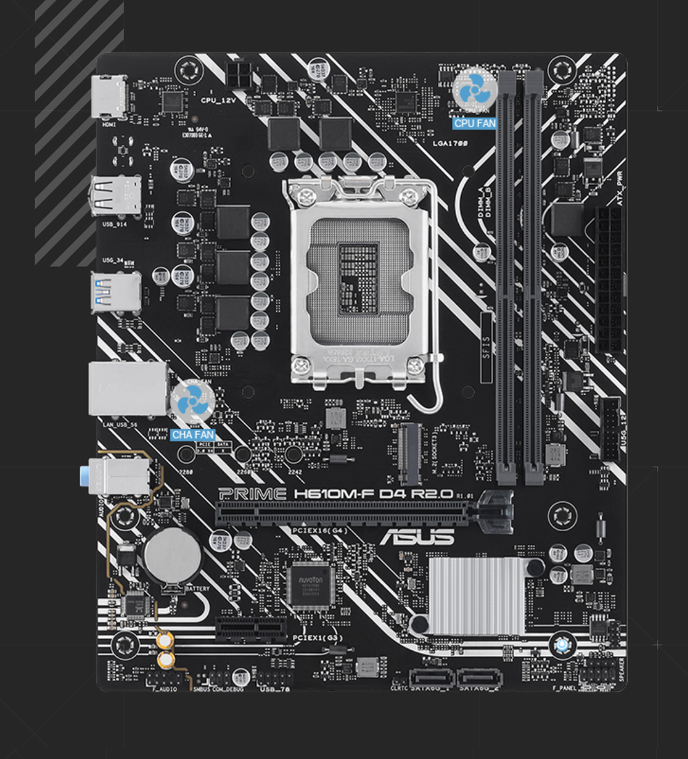 PRIME H610M-F D4 R2.0 PRIME H610M-F D4 R2.0