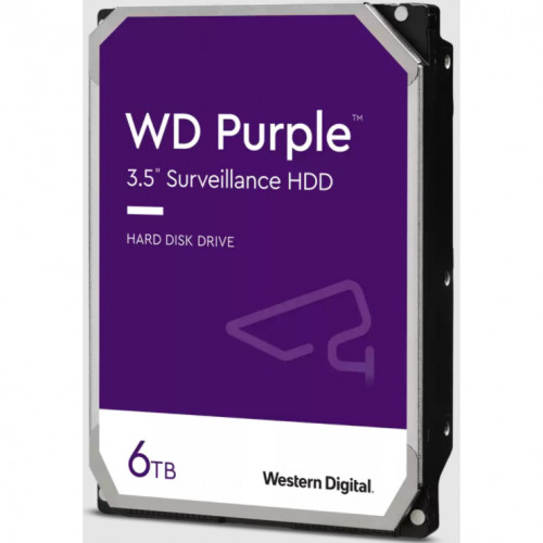 WD Purple WD63PURZ 6TB 3.5? 5400RPM 256MB 7x24 Güvenlik Diski