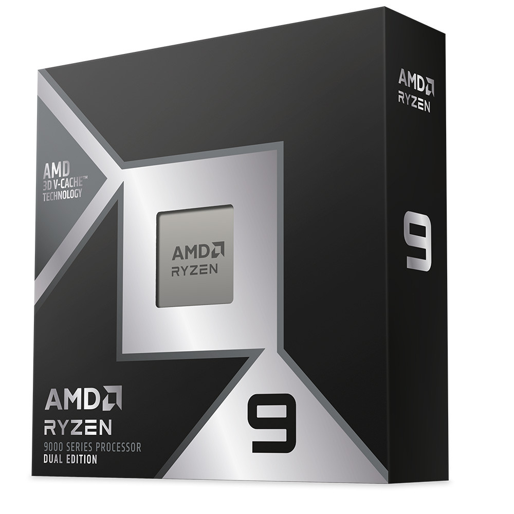 AMD Ryzen 9 9950X3D2 Dual Edition 4.30GHz 16 Çekirdek 192MB Önbellek Soket AM5 Box İşlemci