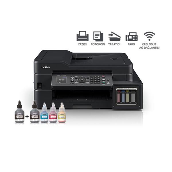 BROTHER MFC-T910DW FOTOKOPİ,TARAYICI,FAKS, WİFİ, TANKLI YAZICI BROTHER MFC-T910DW FOTOKOPİ,TARAYICI,FAKS, WİFİ, TANKLI YAZICI
