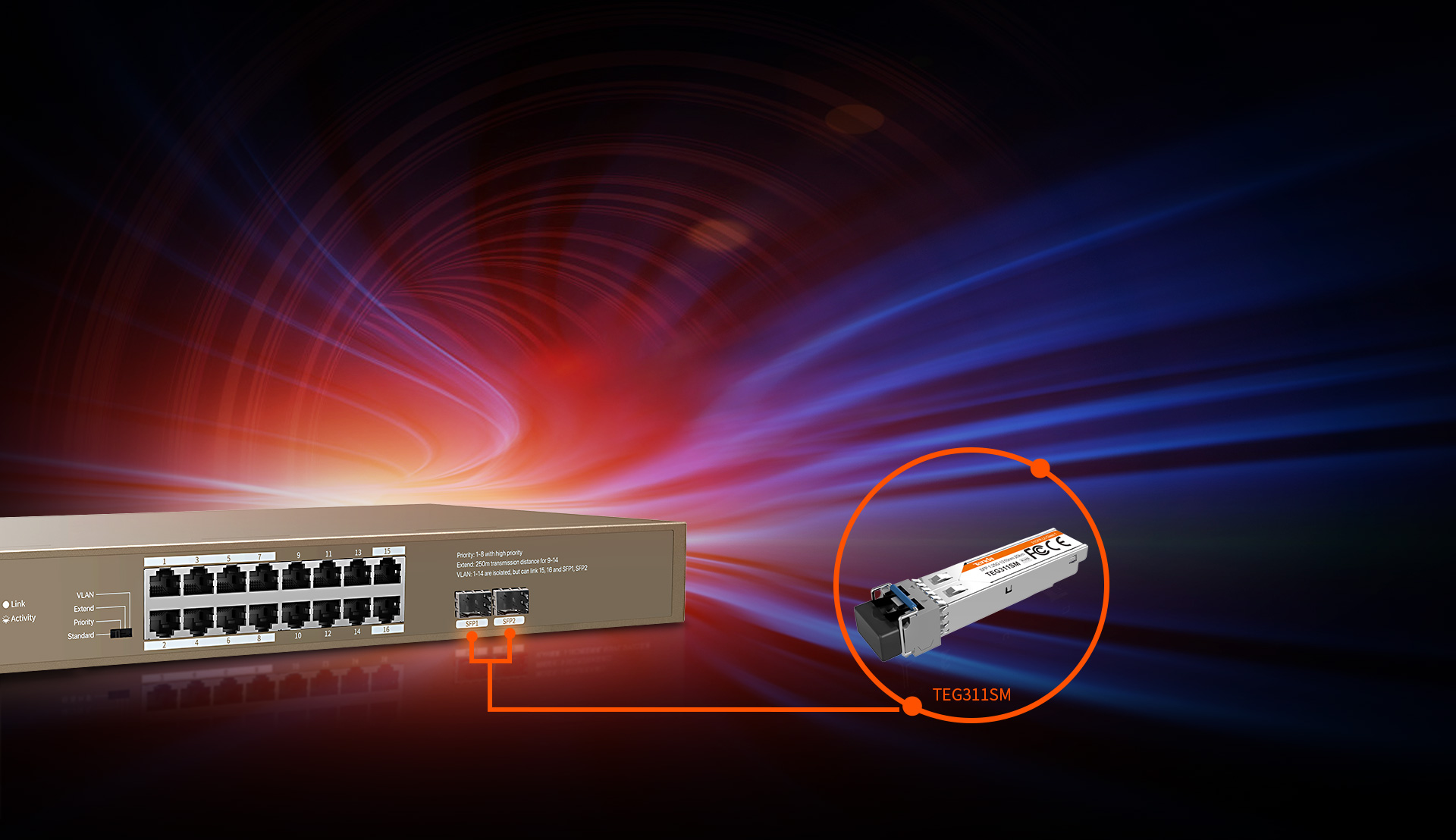 TEG1118P-16-250W
