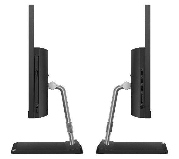 Side view of two Lenovo V50a AIO (22
