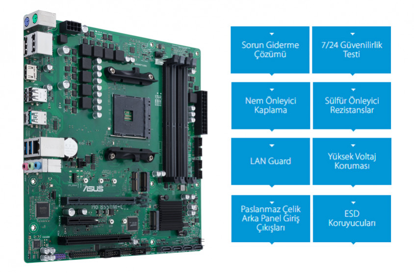 Asus Pro B550M-C/CSM Anakart