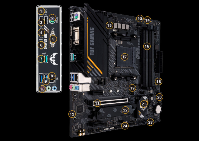 Asus TUF Gaming B550M-E Gaming Anakart