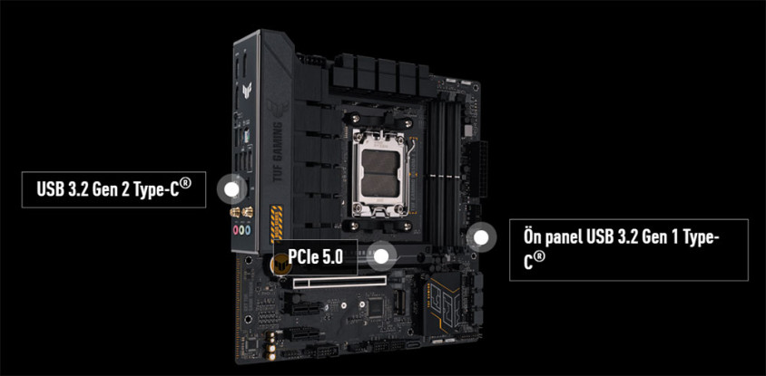 Asus Tuf Gaming B650M-E Wifi AMD B650 Micro ATX Anakart