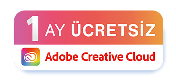 BU ÜRÜN, ÜCRETSİZ ADOBE CREATIVE CLOUD ABONELİĞİNİ DE İÇERİR.