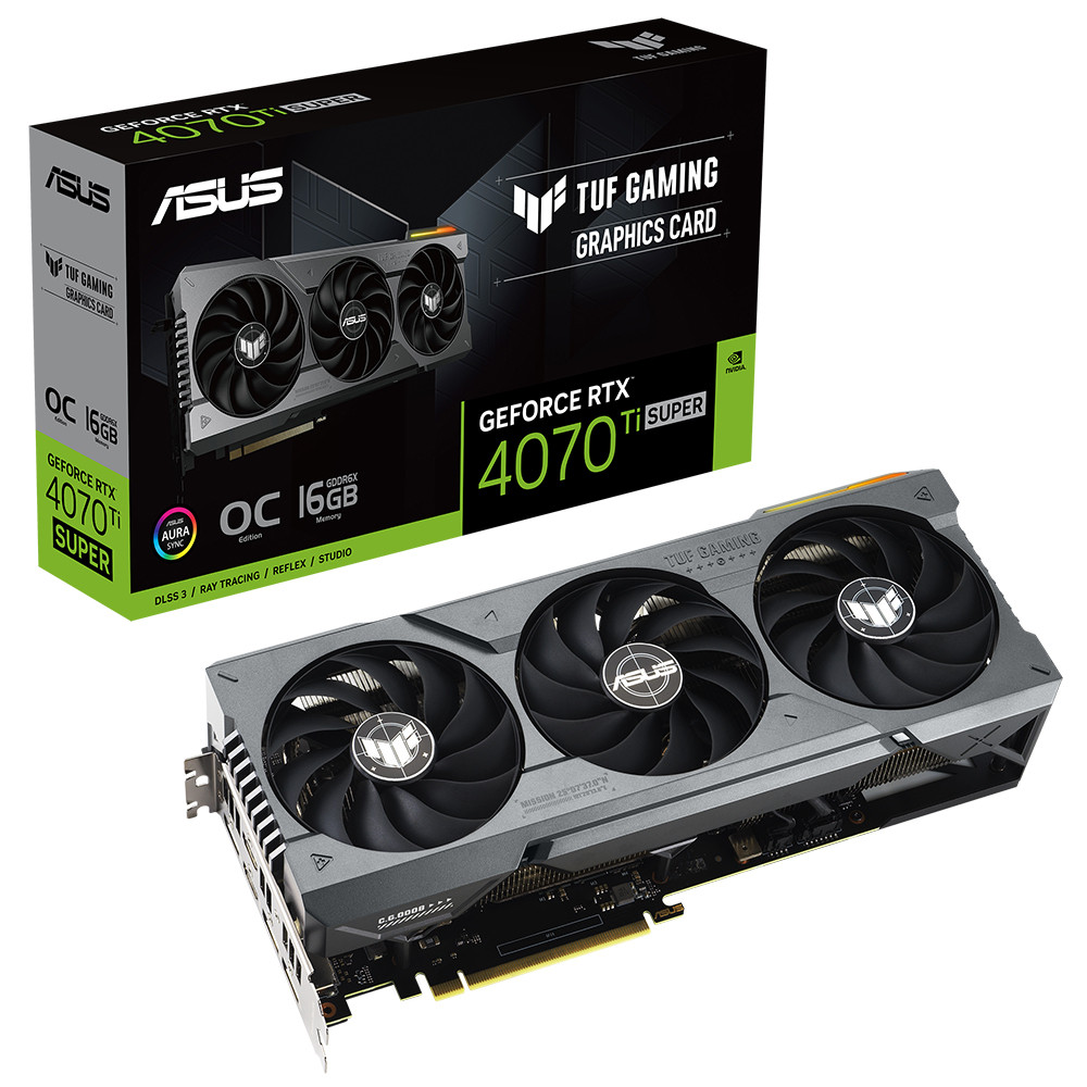 Asus Tuf GeForce RTX 4070 Ti SUPER TUF-RTX4070TIS-O16G-GAMING Gaming (Oyuncu) Ekran Kartı