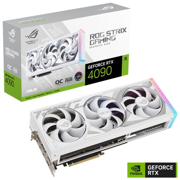 ROG Strix GeForce RTX 4090 24GB GDDR6X White OC Edition