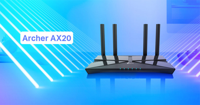 TP-Link Archer AX20 AX1800 Dual-Band Wi-Fi 6 Router