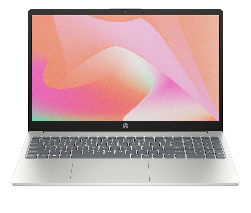 23C1 INTEL OPP HP 15.6 inch Laptop PC FFPlus NaturalSilver NT HDcam nonFPR nonODD FreeDOS CoreSet Front WhiteBG