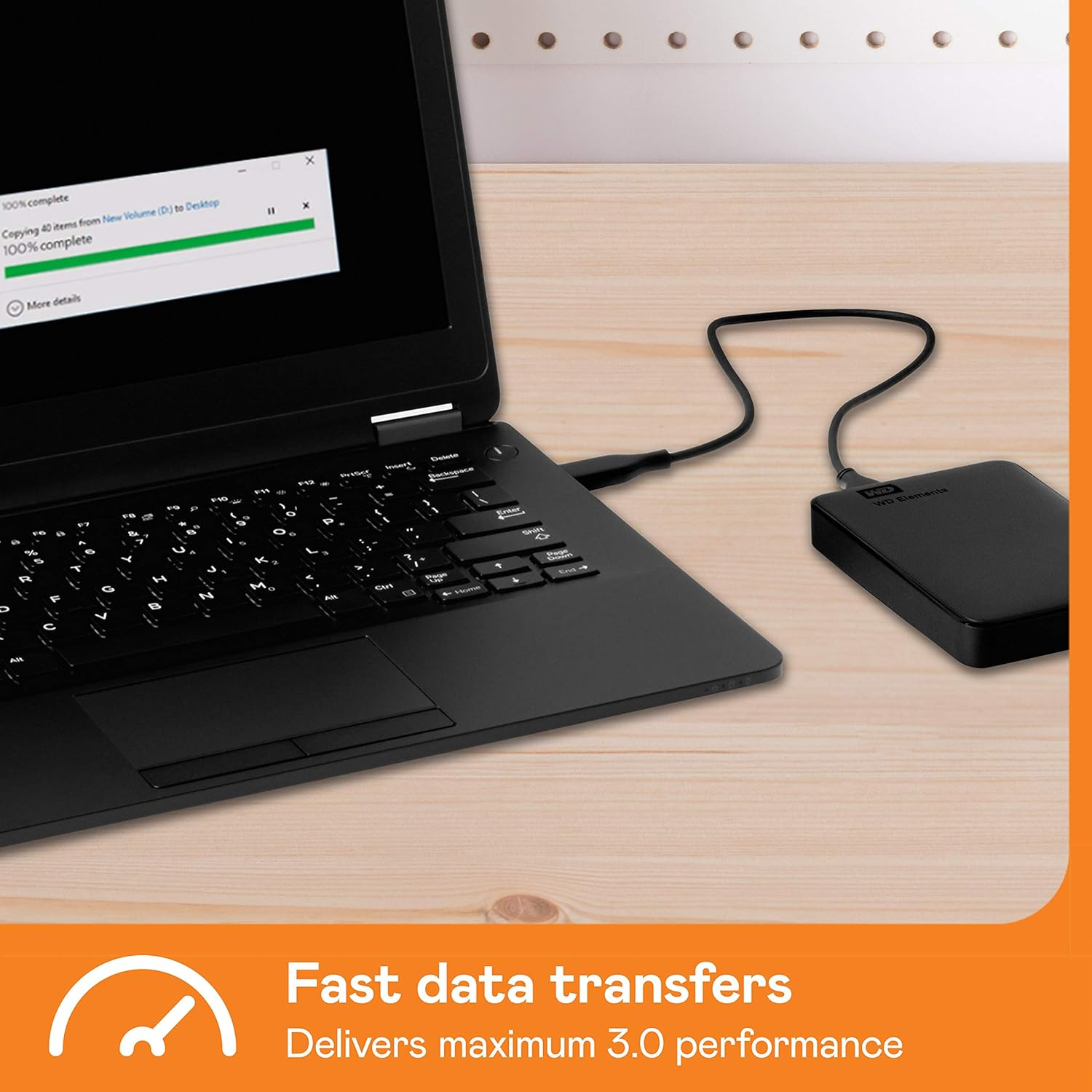 Western Digital Elements 5TB Siyah Taşınabilir HDD (WDBU6Y0050BBK-WESN)