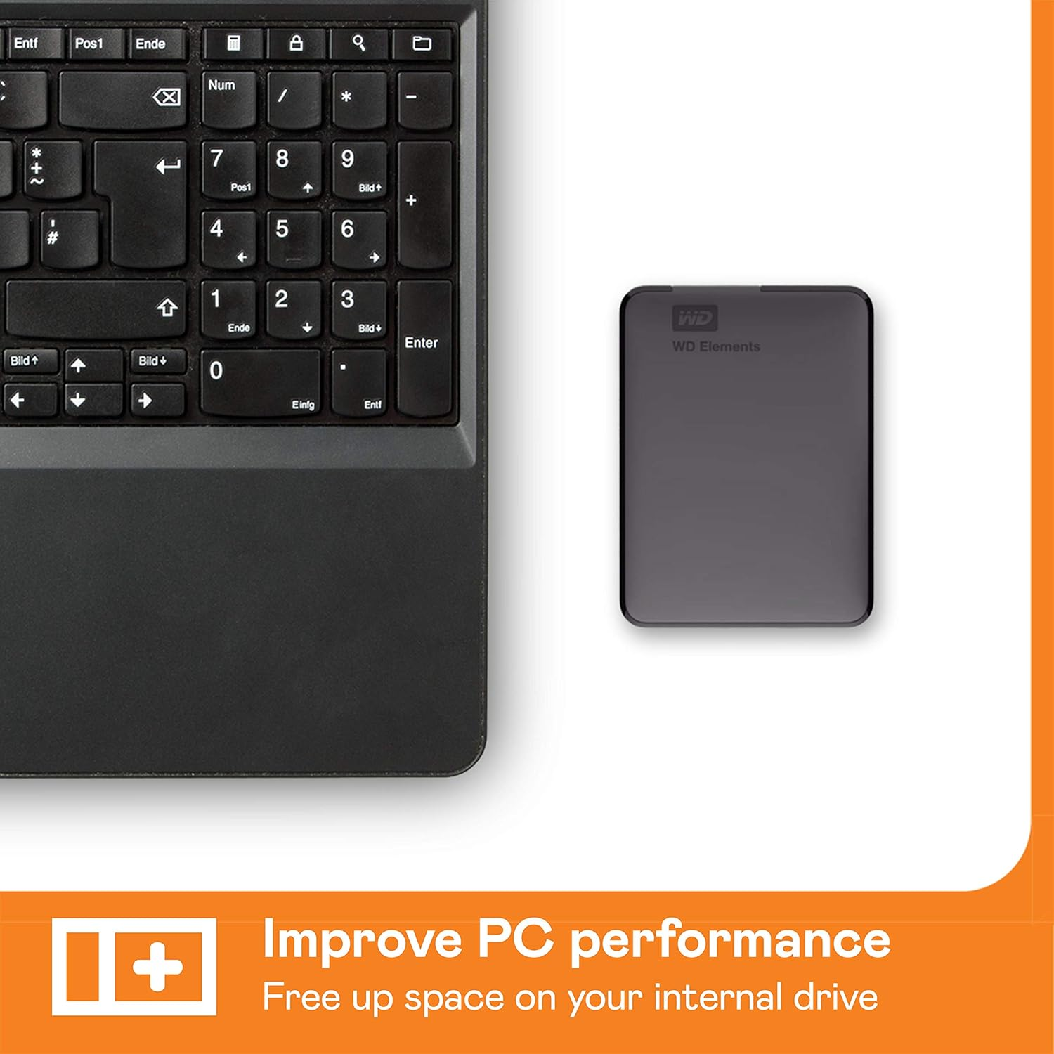 Western Digital Elements 5TB Siyah Taşınabilir HDD (WDBU6Y0050BBK-WESN)