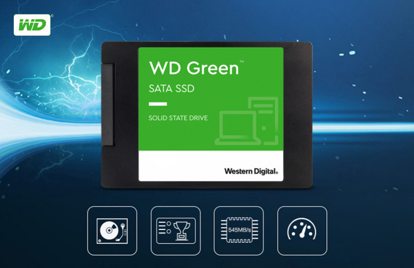 WD Green WDS480G3G0A 480GB SATA 3 SSD Disk