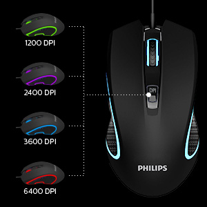 RGB LED vurguları, hangi DPI ayarına getiğinizi anında bilmenizi sağlar