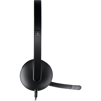 dual headset, front facing