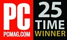 PC MAG - 25 TIMES WINNER