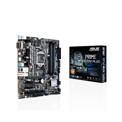 ASUS PRIMEH270MPLUS Socket 1151 DDR4 max64GB HDMI/DVID/RGB ports