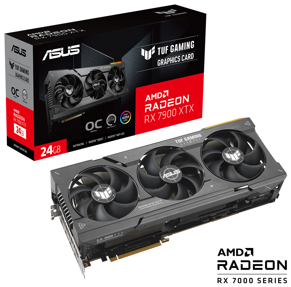 ASUS TUF Gaming Radeon RX 7900 XTX OC Edition 24GB GDDR6