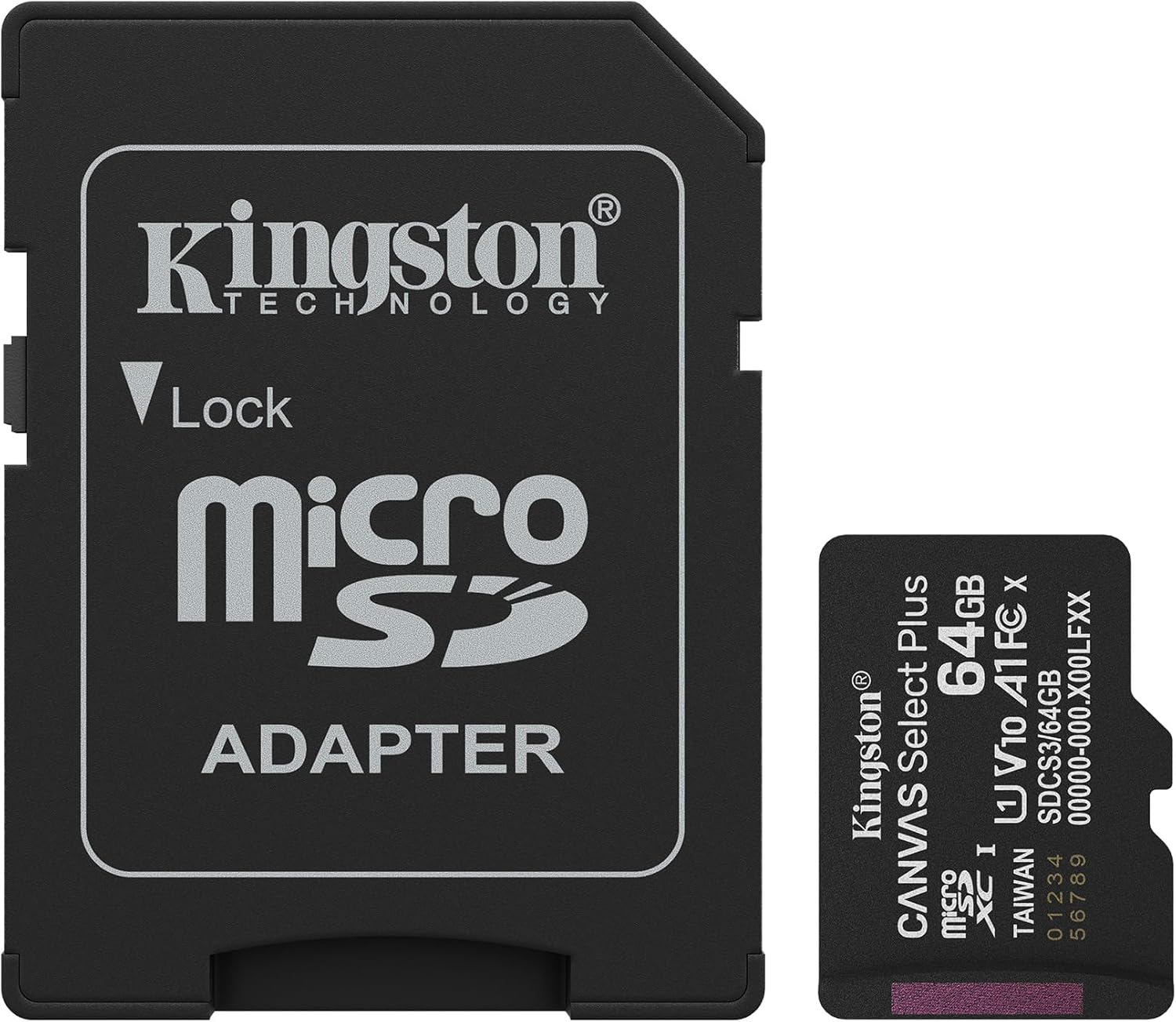Kingston Canvas Select Plus 64GB Class 10 SDCS3/64GB 100MB/s MicroSD Hafıza Kartı