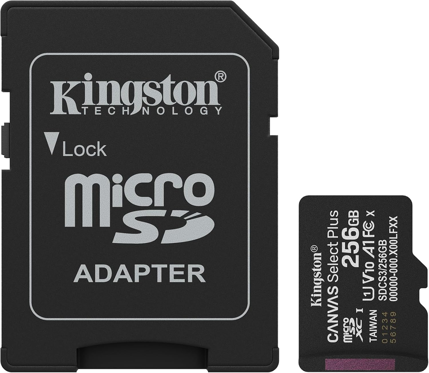 Kingston Canvas Select Plus 256GB Class 10 SDCS3/256GB 150MB/s MicroSD Hafıza Kartı