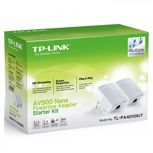 Tp-Link TL-PA4010KIT AV500 Nano Powerline Adaptör