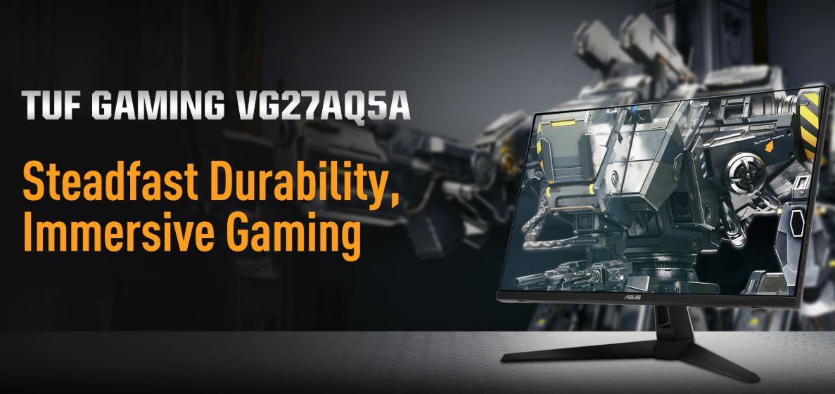 ASUS TUF GAMING VG27AQ5A 27″ 210Hz 0.3ms 2K QHD Fast IPS Gaming (Oyuncu) Monitör