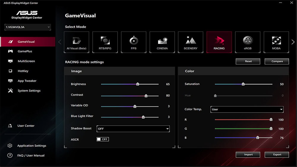 TUF Gaming VG27AQML5A ASUS TUF Gaming VG27AQML5A Gaming Monitör H11
