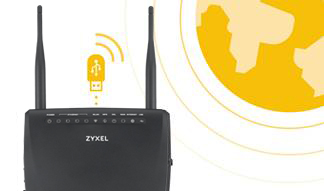 VMG3312-T20A, Wireless N VDSL2 Combo WAN Gateway with USB