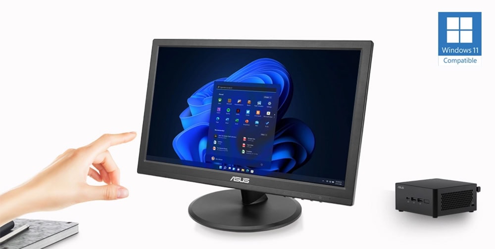 VT169HE ASUS VT169HE 15.6 inç 60Hz 5ms Full HD IPS Dokunmatik Monitör h4